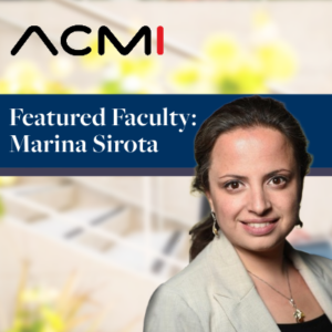 Marina Sirota featured faculty