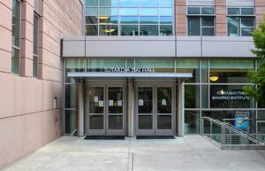 street level entrance to Sutardja Dai hall